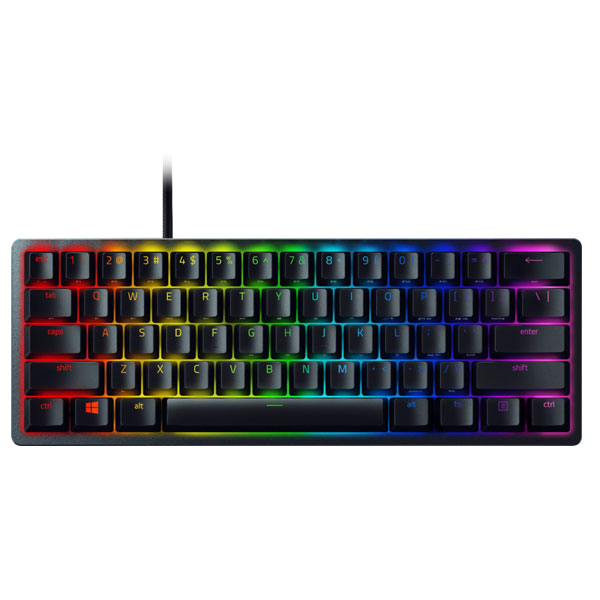 Gamer billentyűzet Razer Huntsman Mini (Linear Red Switch) US Gamer billentyűzet Razer Huntsman Mini (Linear Red Switch) US