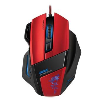 Gamer egér Speedlink Decus Gaming Mouse, black-red