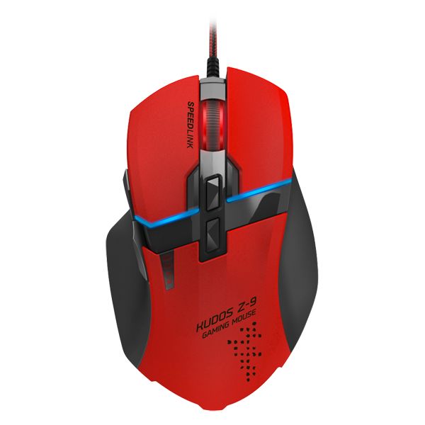 Gamer egér Speedlink Kudos Z-9 Gaming Mouse, red