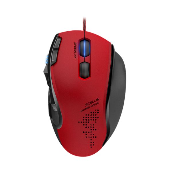Gamer egér Speedlink Scelus Gaming Mouse, black-red