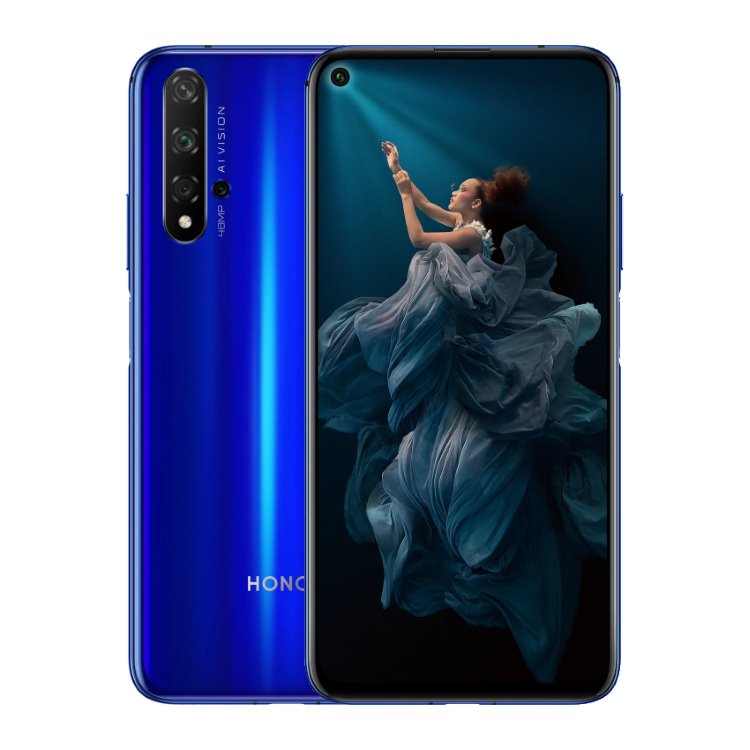 Honor 20, 6/128GB, Dual SIM | Sapphire Blue, B osztály - használt, 12 hónap garancia