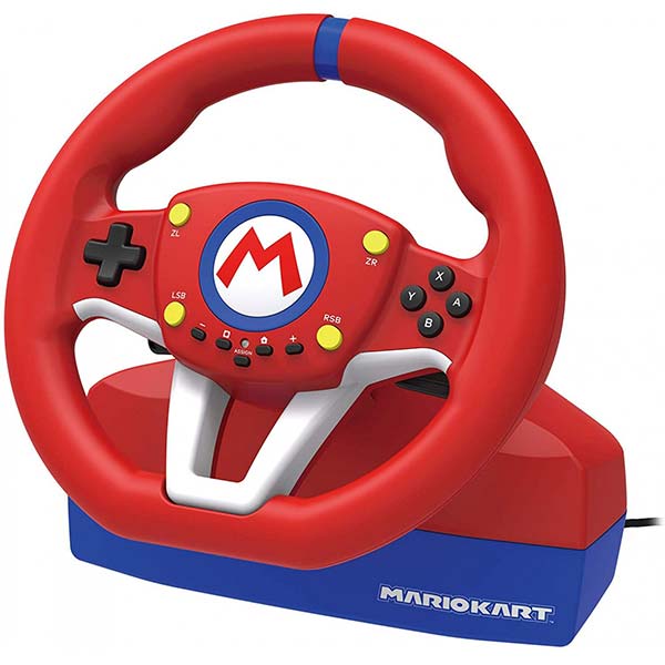 HORI SWITCH Mario Kart Racing Wheel Pro MINI, red - OPENBOX (Bontott termék teljes garanciával)