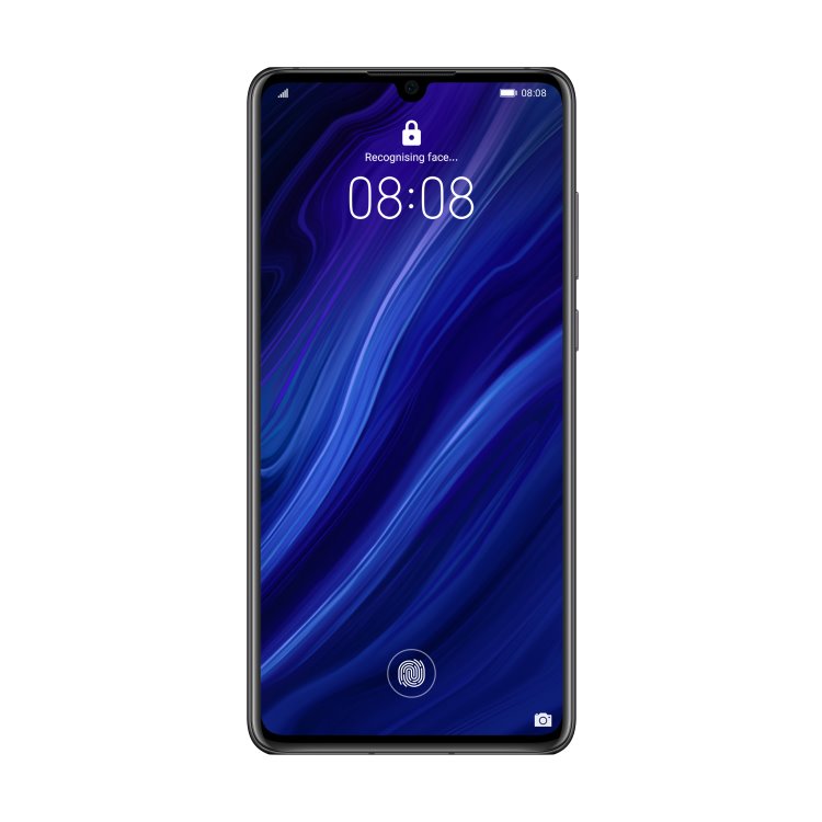 Huawei P30, 6/128GB, Dual SIM | Midnight Black, A osztály - használt, 12 hónap garancia