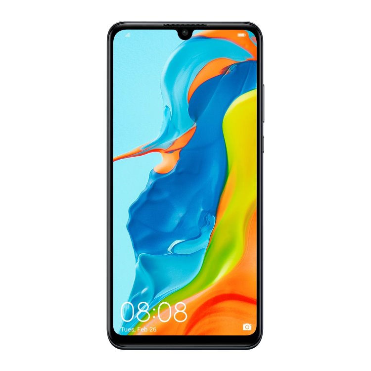 Huawei P30 Lite, 4/128GB, Dual SIM | Midnight Black - új termék, bontatlan csomagolás