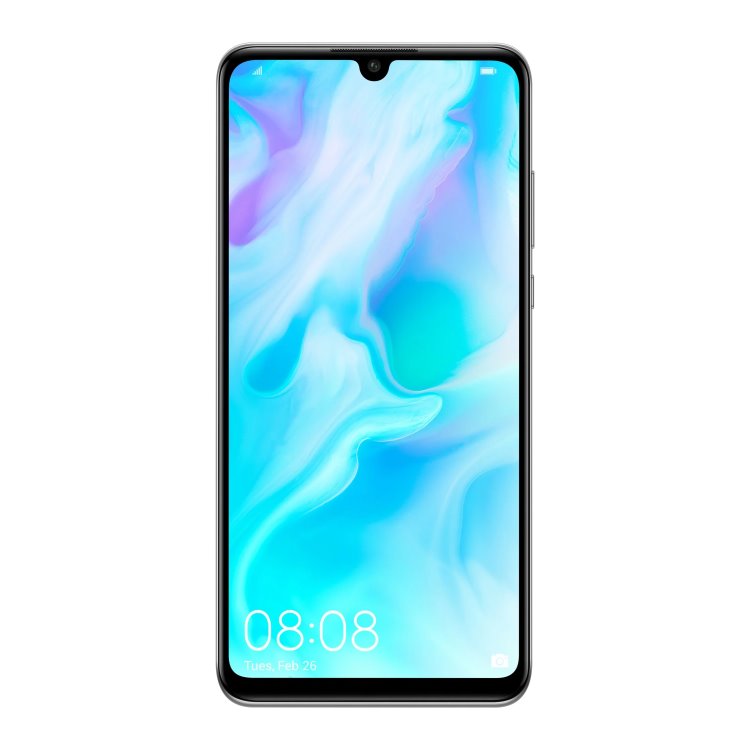 Huawei P30 Lite, 4/128GB, Dual SIM | Pearl White, B osztály - használt, 12 hónap garancia