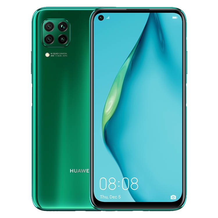 Huawei P40 Lite, 6/128GB, Dual SIM | Crush Green, A osztály - használt, 12 hónap garancia