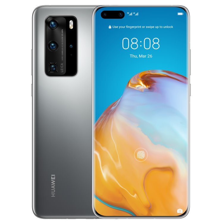 Huawei P40 Pro 5G, 8/256GB, Dual SIM | Silver Frost - új termék, bontatlan csomagolás