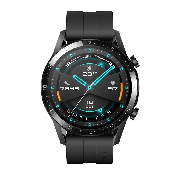 Huawei Watch GT2 Sport, 46mm | Matte Black, A osztály - használt, 12 hónap garancia