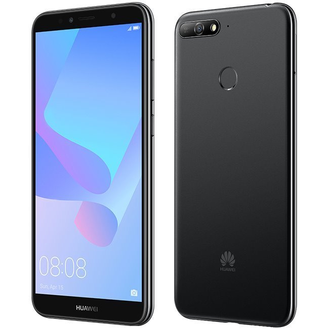 Huawei Y6 2018, Single SIM | Black - új termék, bontatlan csomagolás