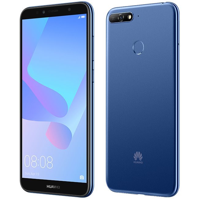 Huawei Y6 2018, Single SIM | Blue, A kategória+ - használt, 12 hónap garancia