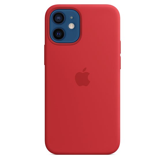 Apple iPhone 12 | 12 Pro Silicone Case with MagSafe, (PRODUCT) red