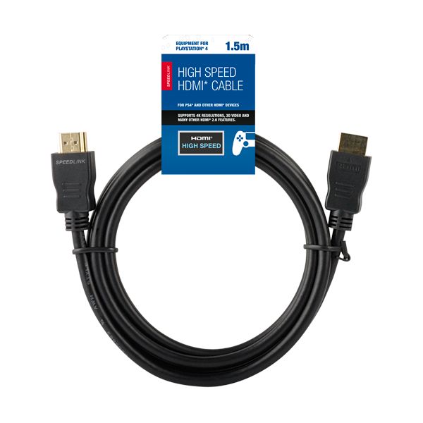 Speedlink High Speed HDMI Cable  PS/PS4 1,5 m Speedlink High Speed HDMI Cable  PS/PS4 1,5 m