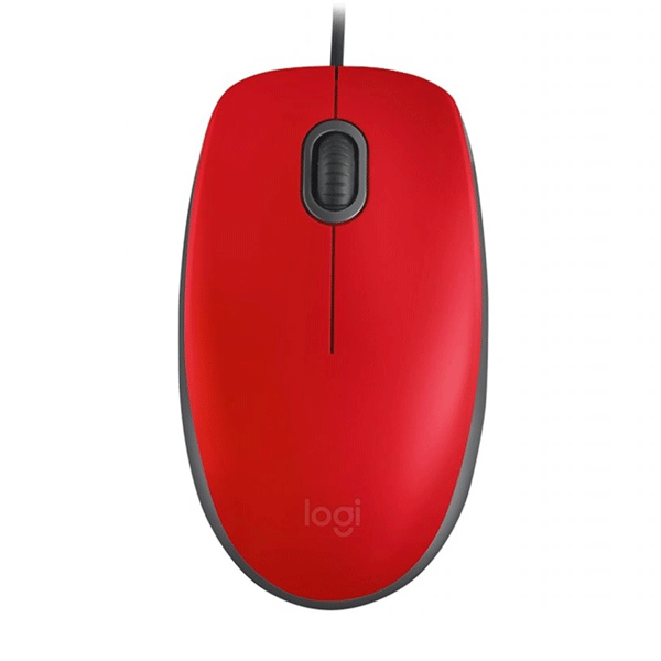 Irodai egér Logitech M110 Silent, piros