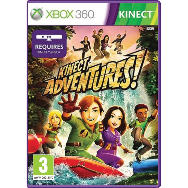 Kinect Adventures!- XBOX 360- BAZÁR (használt termék)