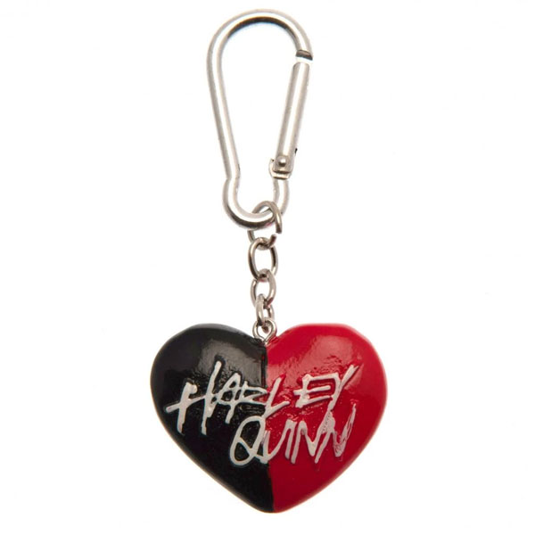 Kulcstartó Harley Quinn: Heart (DC)