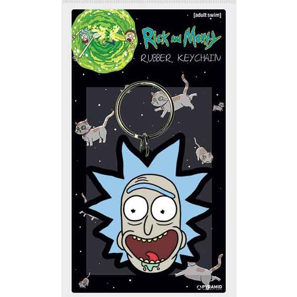 Kulcstartó Rick and Morty Rick Crazy Smile