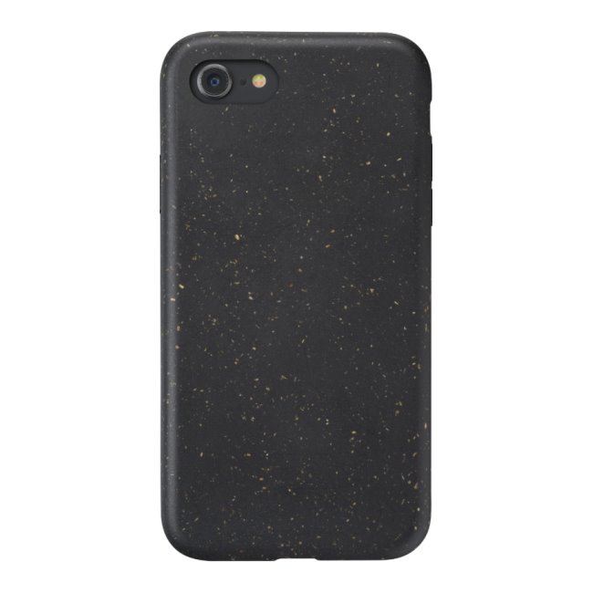 Komposztálható öko tok hátlapra CellularLine Become Apple iPhone SE/8/7/6, fekete