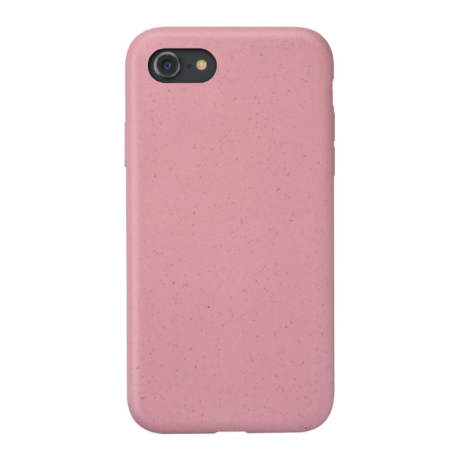 Komposztálható öko tok hátlapra CellularLine Become Apple iPhone SE/8/7/6, rózsaszín