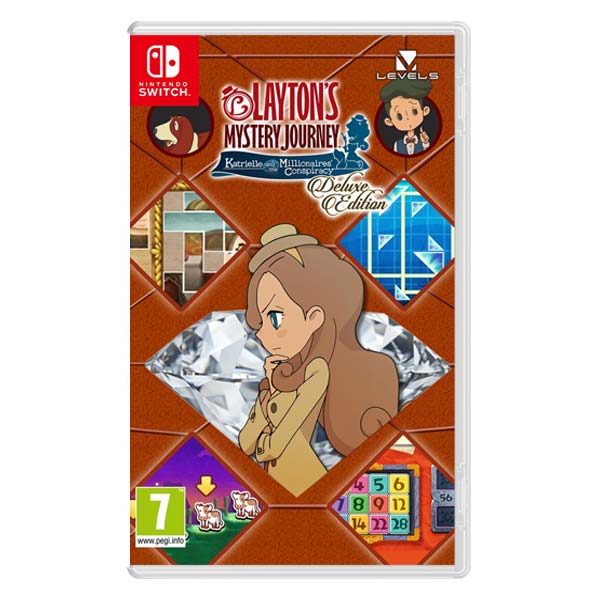 Layton’s Myster Journey: Katrielle and the Millionaires’ Conspiracy (Deluxe Kiadás) [NSW] - BAZÁR (használt termék)