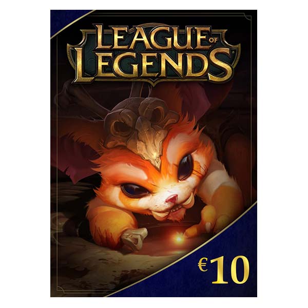 League of Legends elektronická peňaženka 10 € (1380 Riot Points) akciós termékkép 1