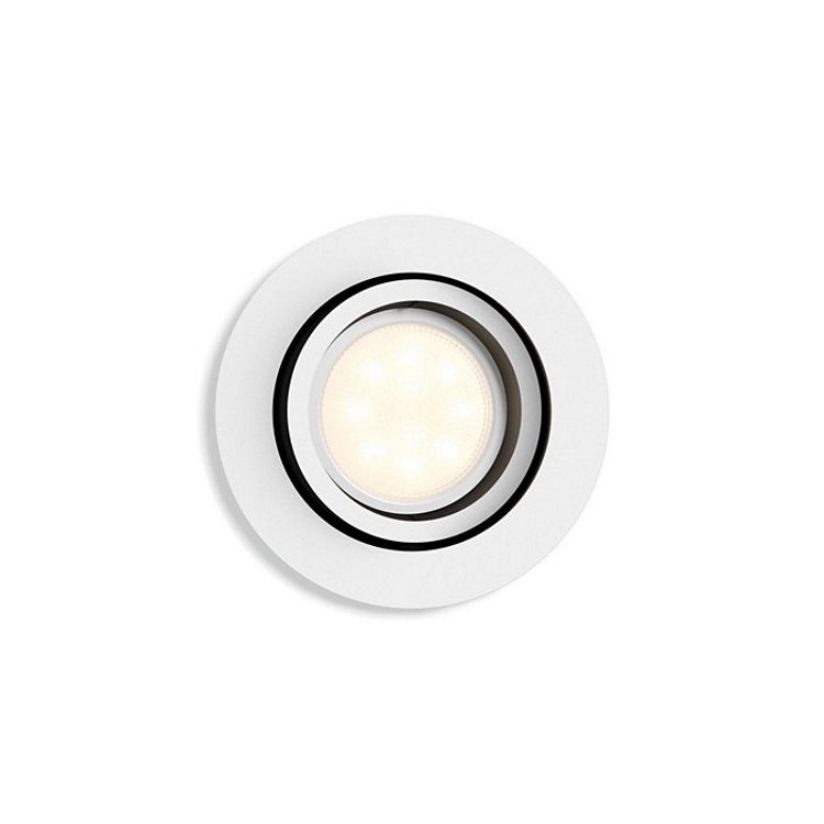 LED kültéri besüllyesztett pontlámpa kiterjesztés Philips Hue Milliskin 5.5W, fehér Ambiance szín