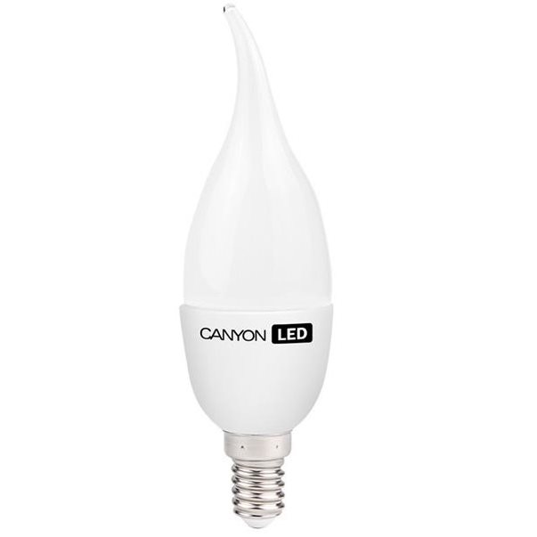 LED izzó Canyon E14, dekor. gyertya, tej 3.3W - fényerő 262 lm, semleges fehér 4000k, CRI > 80