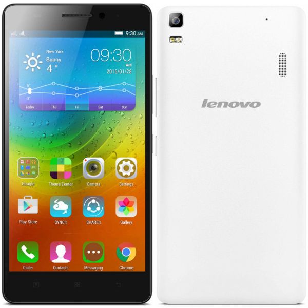 Lenovo A7000, Dual SIM | White, A osztály - használt, 12 hónap garancia
