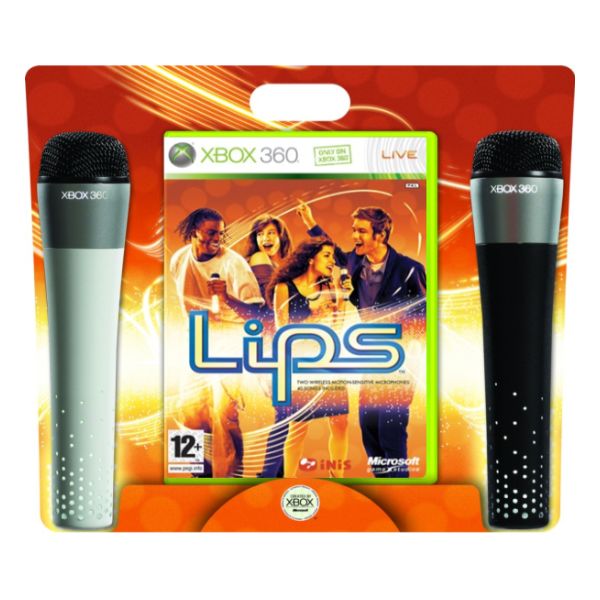 Lips + mikrofóny [XBOX 360] - BAZÁR (használt termék)