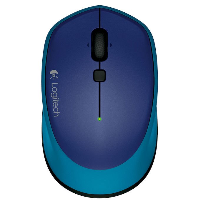 Logitech M335 Wireless Mouse, Blue