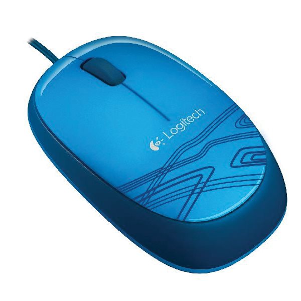 Irodai egér Logitech Notebook USB Mouse M105, blue
