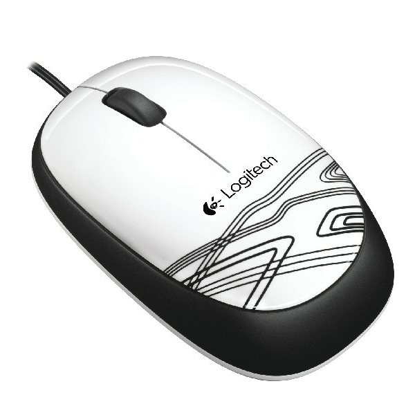 Irodai egér Logitech Notebook USB Mouse M105, white