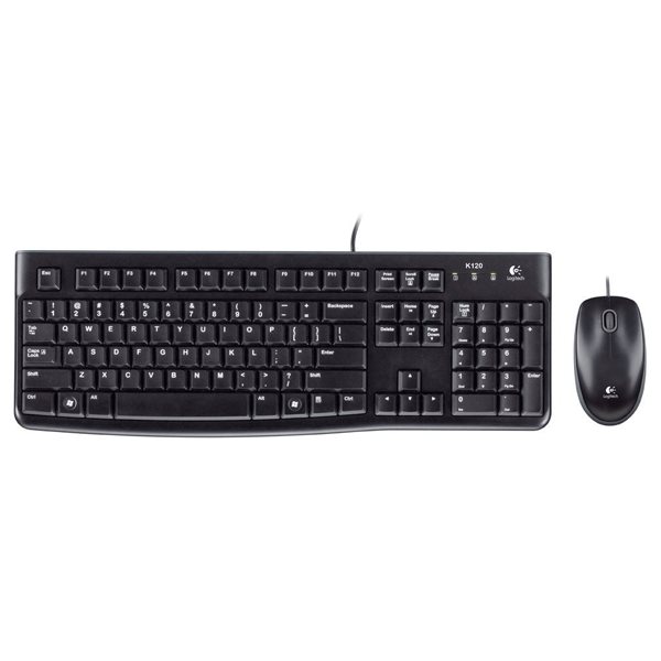 Logitech MK120 Vezetékes Billentyűzet és Egér Combo CZ kiosztás akciós termékkép 1