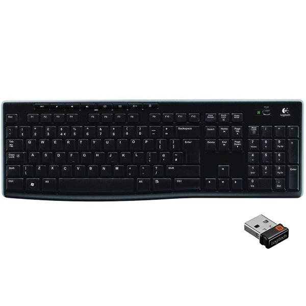 Logitech Vezeték nélküli Billentyűzet K270 CZ akciós termékkép 1