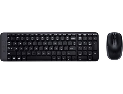 Vezeték nélküli szett Logitech Vezeték nélküli Set-Billentyűzet és Egér MK220, US