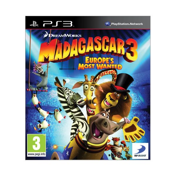 Madagascar 3: Europe’s Most Wanted [PS3] - BAZÁR (használt termék)