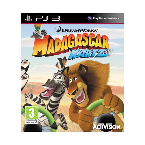 Madagascar Kartz [PS3] - BAZÁR (használt termék)
