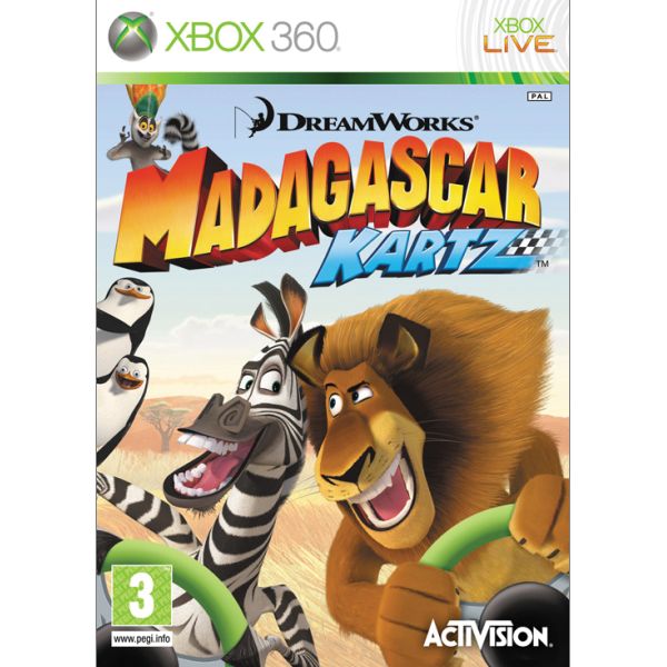 Madagascar Kartz [XBOX 360] - BAZÁR (használt termék)