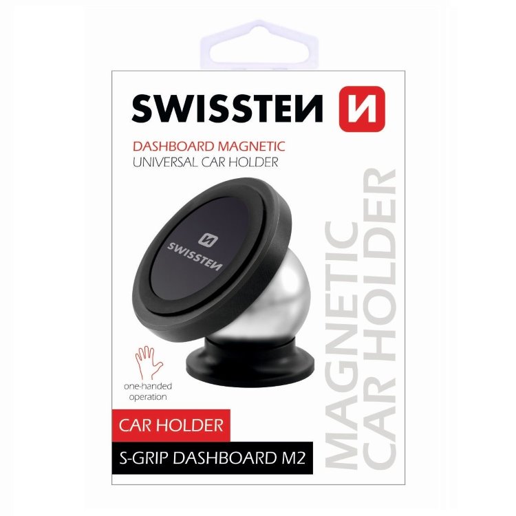 Mágneses tartó Swissten S-Grip M2 műszerfalra akciós termékkép 1