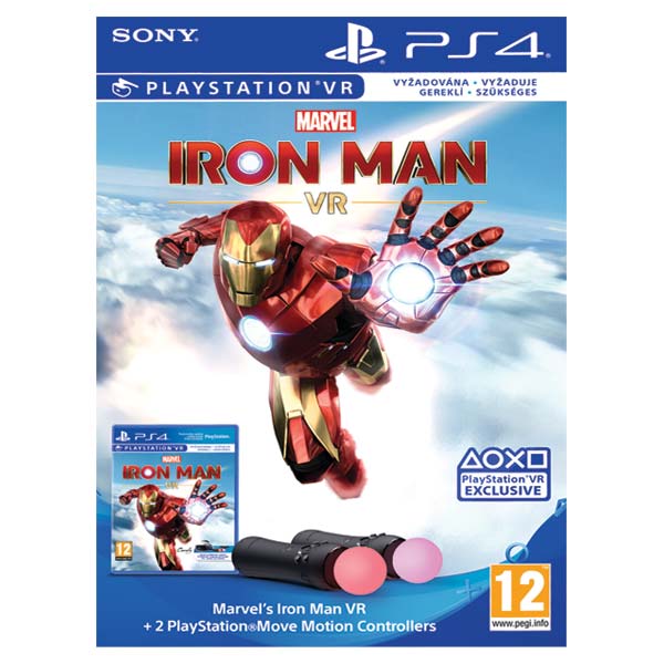 Marvel’s Iron Man VR Bundle + 2 PlayStation Move Motion Controllers - OPENBOX (Bontott termék teljes garanciával)