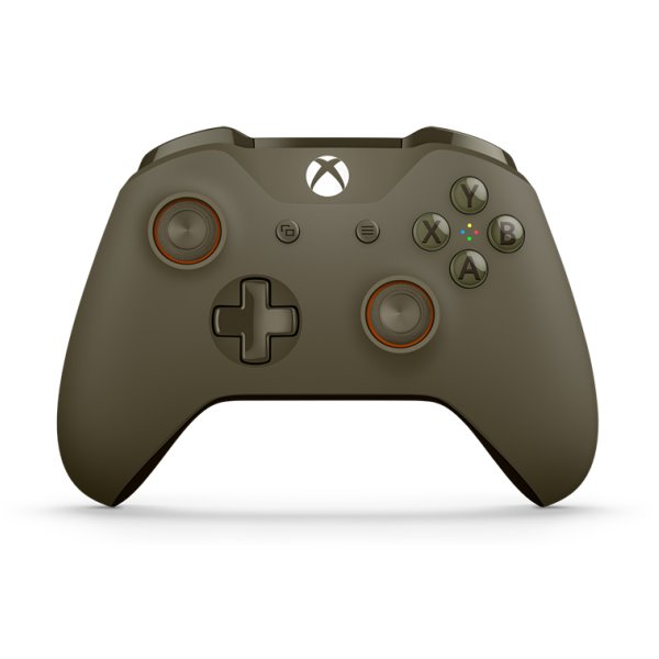 Microsoft Xbox One S Wireless Controller, green/orange - BAZÁR (használt , 12 hónap garancia)