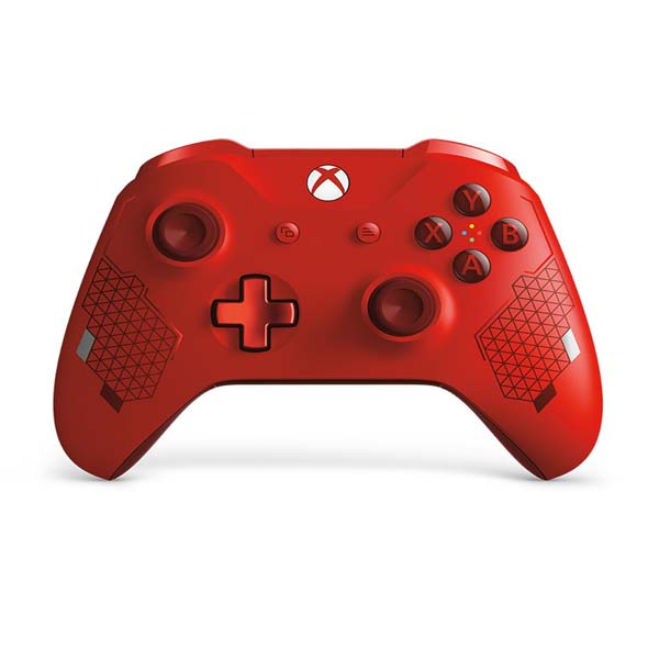 Microsoft Xbox One S Wireless Controller, sport red (Special Edition) - BAZÁR (használt)