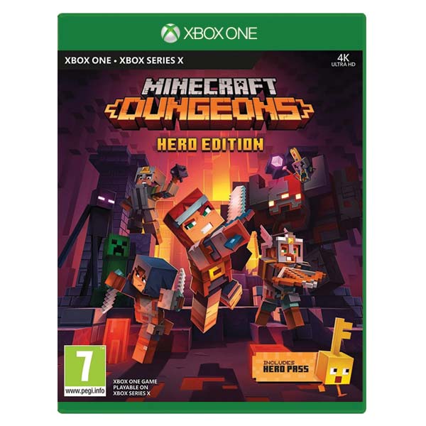 Minecraft Dungeons (Hero Kiadás) [XBOX ONE] - BAZÁR (használt termék)