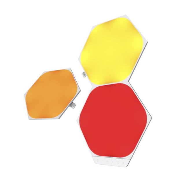 Moduláris smart megvilágítás Nanoleaf Shapes Hexagons kiterjesztett csomagolás, 3 panel