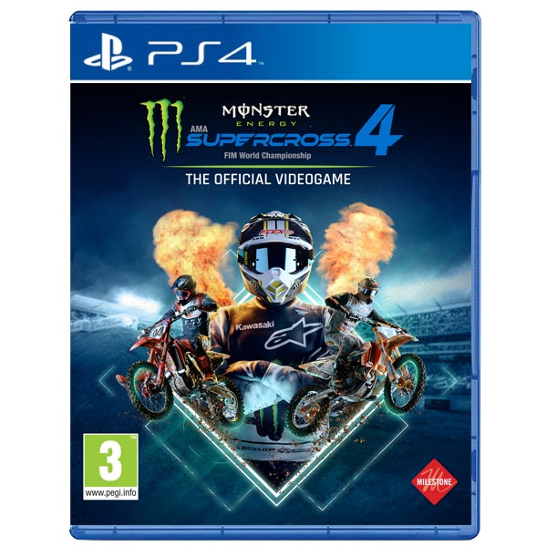 Monster Energy Supercross 4 [PS4] - BAZÁR (használt áru)
