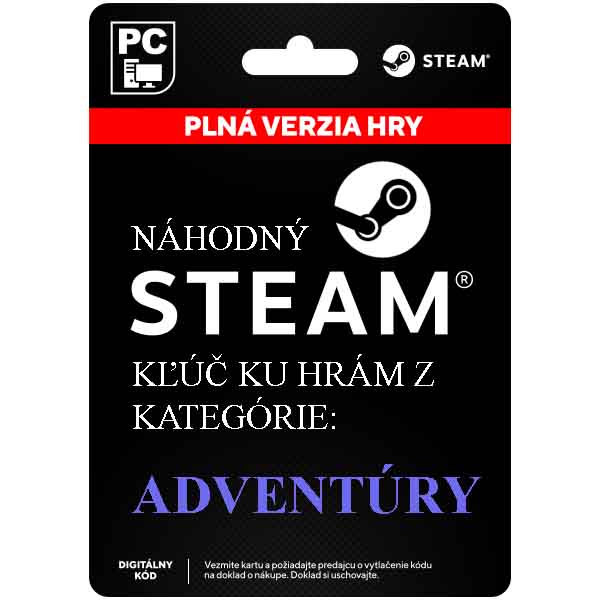 Véletlenszerű Steam kulcs kalandjátékra [Steam]