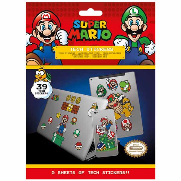 Matrica Nintendo Super Mario Bros. Mushroom Kingdom Matrica Nintendo Super Mario Bros. Mushroom Kingdom
