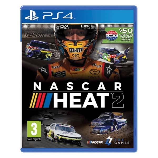 NASCAR: Heat 2 [PS4] - BAZÁR (használt termék)