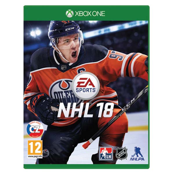 NHL 18 CZ [XBOX ONE] - BAZÁR (Használt termék)