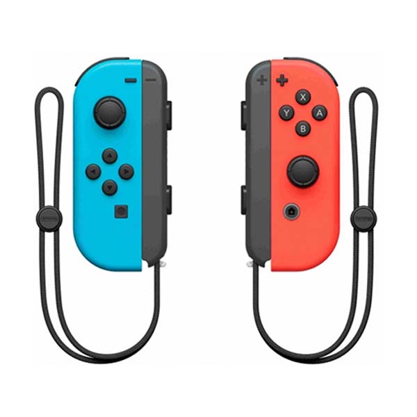 Nintendo Joy-Con vezérlők, neon piros / neon kék + Sniperclips