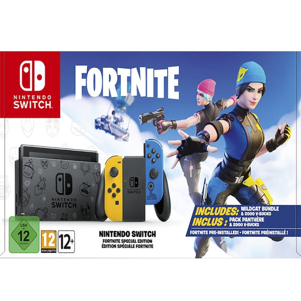 Nintendo Switch (Fortnite Special Edition) - OPENBOX (Bontott termék teljes garanciával)
